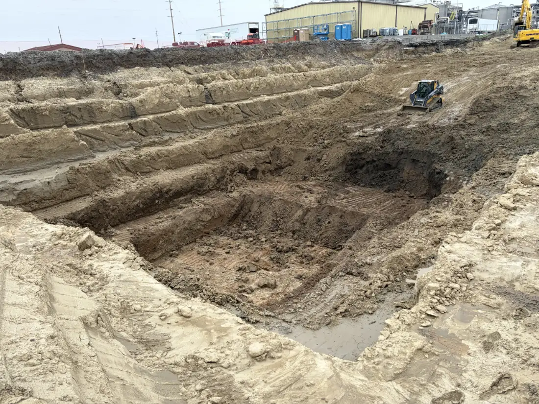 Castlerock Construction site prep for construction of a quarry site