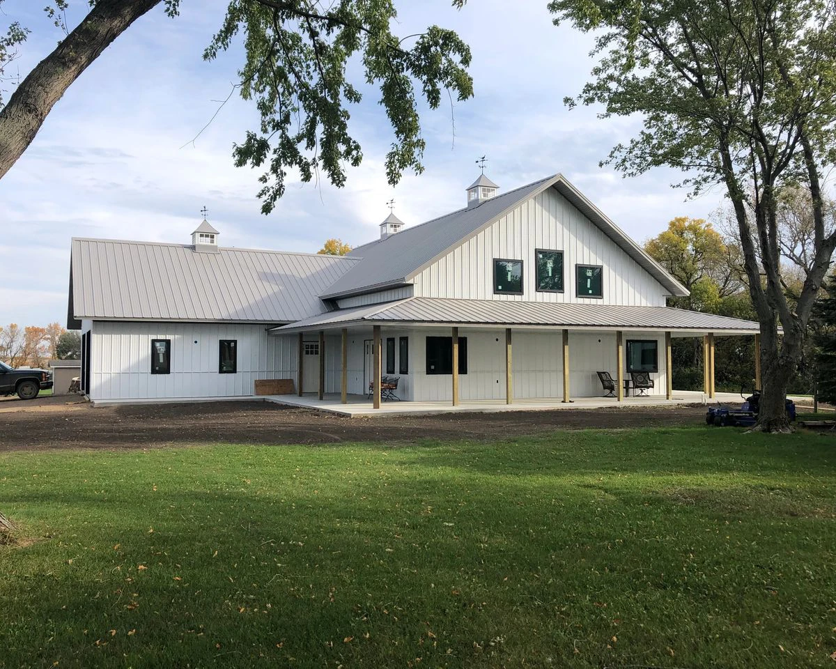 Completed Lester Building construction site